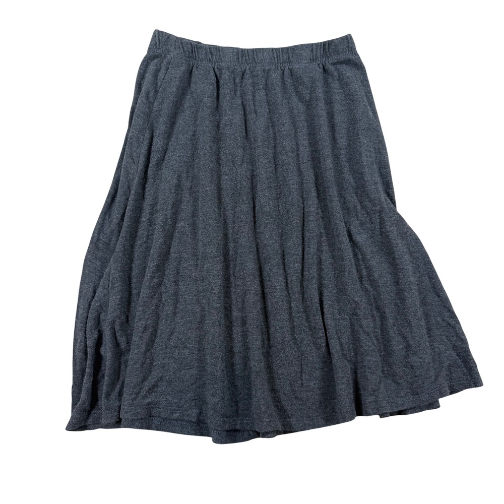 Stretch is Comfort Kids Charcoal Gray Heather Elastic Waist A-Line Play Skirt